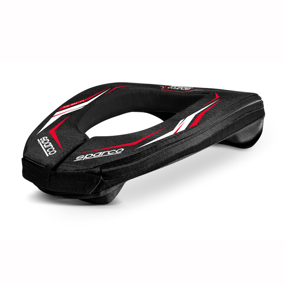 Sparco K-Ring nakkekrave, Sort og rød