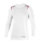Sparco X-Cool Silver undertrøje lang ærme, Hvid