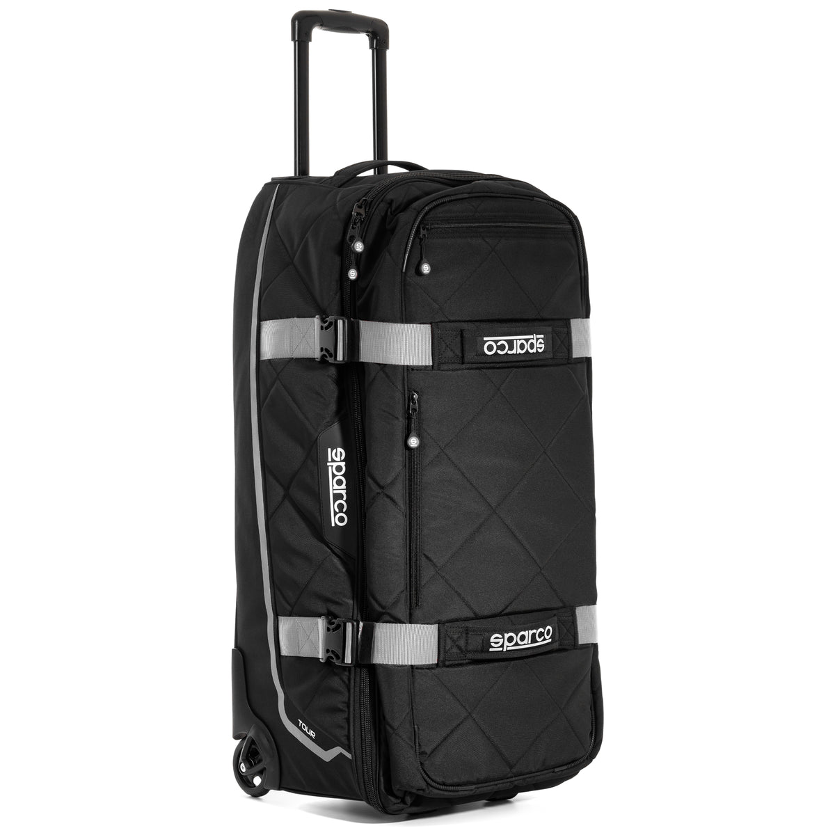 Sparco Tour trolley taske, Sort og sølv