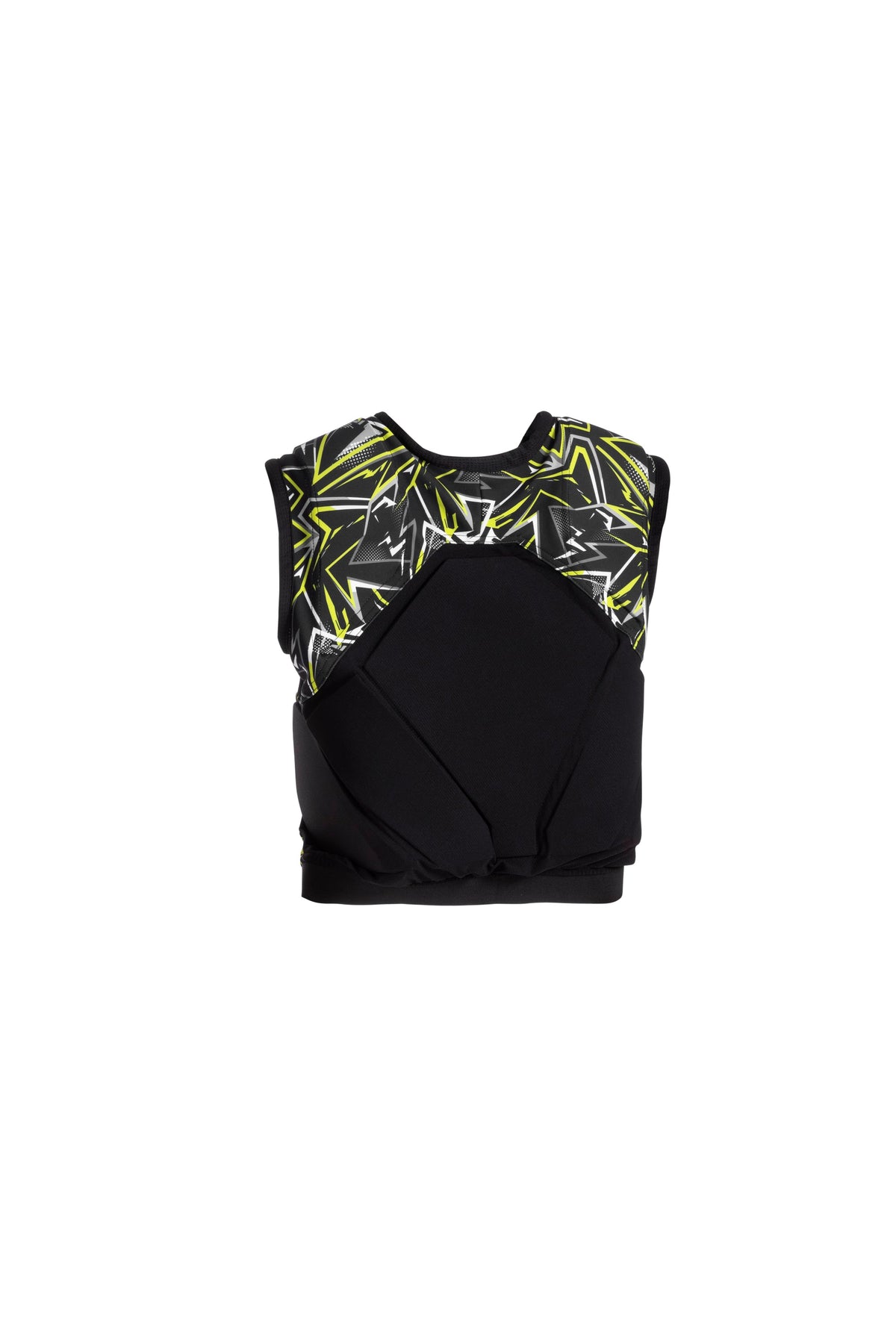 Sparco SJ Pro K-3 ribbensbeskytter, Sort og gul fluo