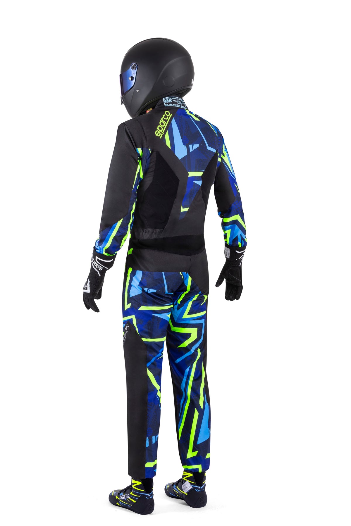 Sparco Prime K Advanced, Blå og gul fluo