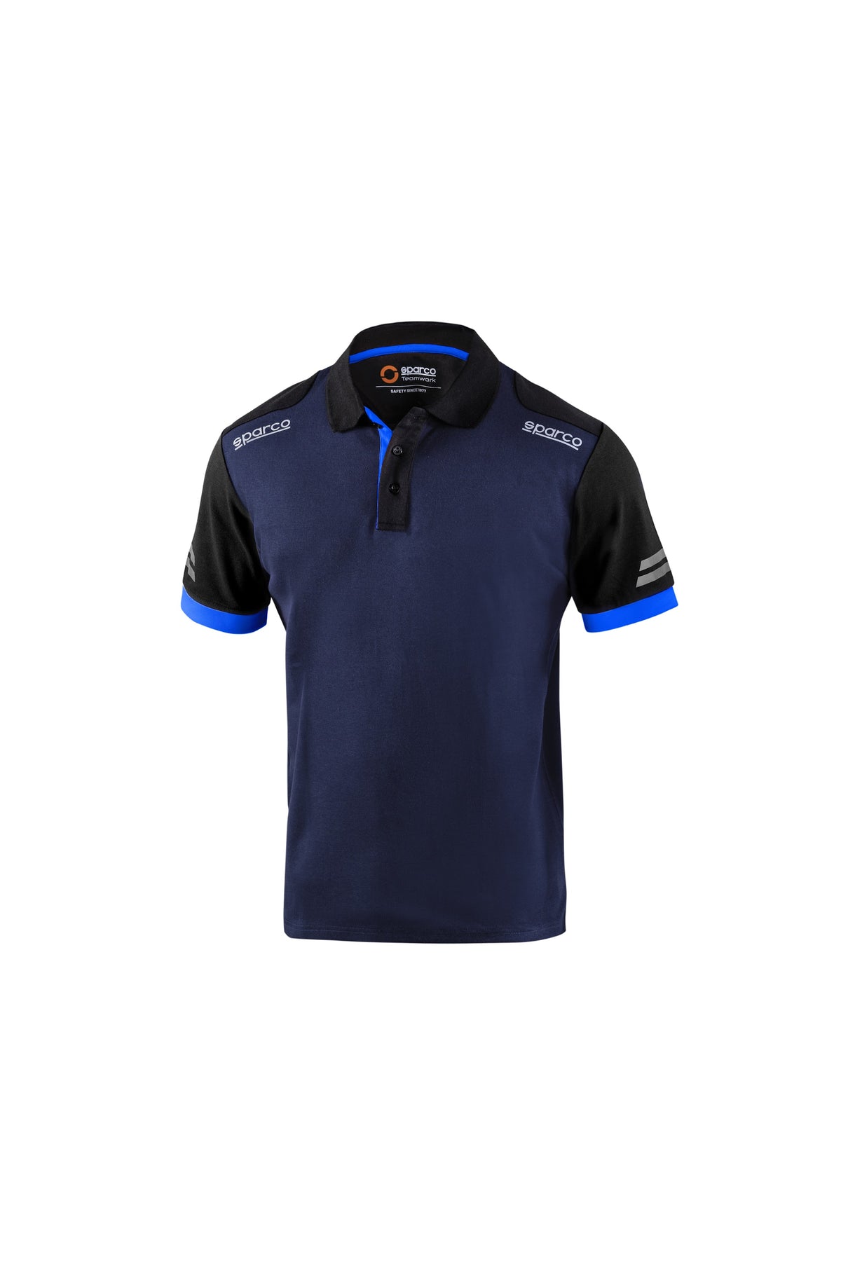 Sparco Tech polo, Navy og lyseblå